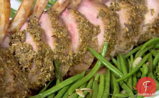 Schweinelende mit Fenchel und Knoblauch