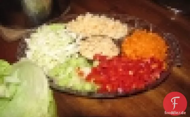 Hühnchen Salat Wraps