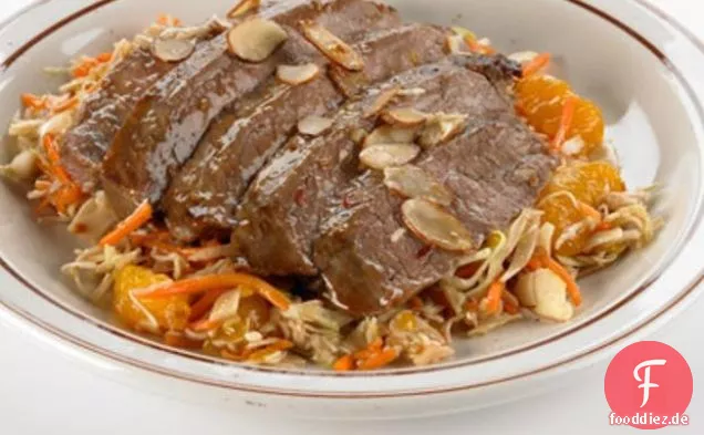 Mandarin-Steak-Salat