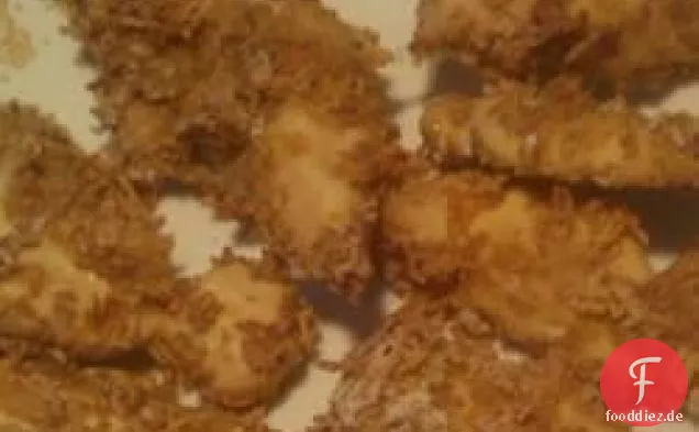 Knusprige Büffel Huhn Wontons