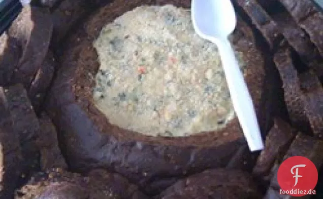 Spinat Dip In Pumpernickel