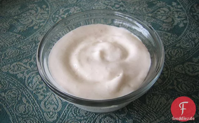 Rohe milchfreie Schlagsahne