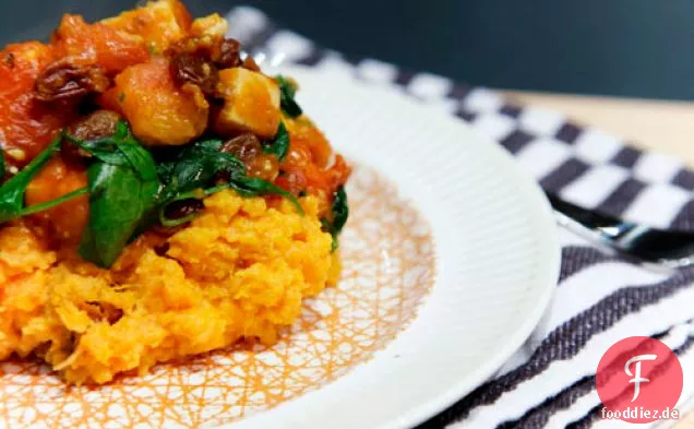 Geschmorter Tofu W/ Kumara Mash