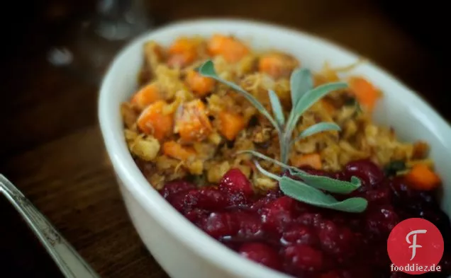 thanksgiving-Reste? probieren Sie Truthahn & Yam Hash mit Salbei