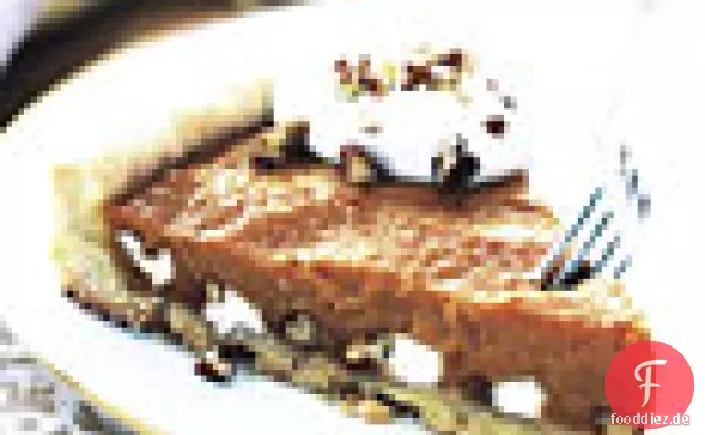 Süßkartoffeltarte mit Pekannüssen und Marshmallows