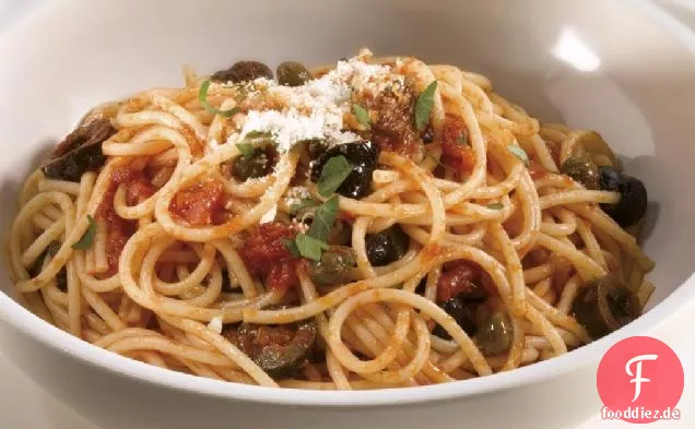 Spaghetti mit puttanesca