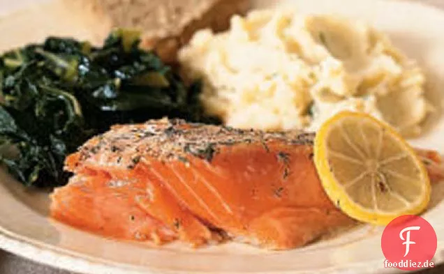 Gebratener WILDLACHS und Dill
