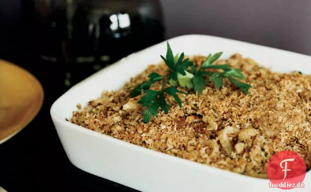 Knuspriger gebackener Fenchel