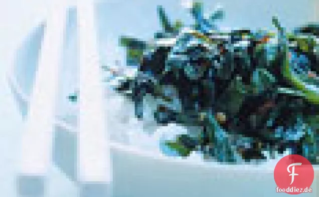 Gebratener Knoblauch Schnittlauch mit Chile