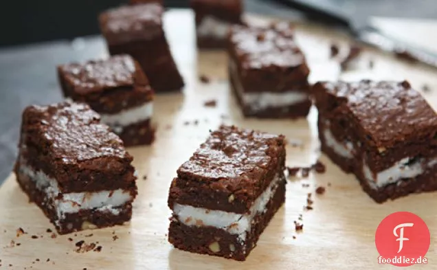 Schokolade Minze Brownies