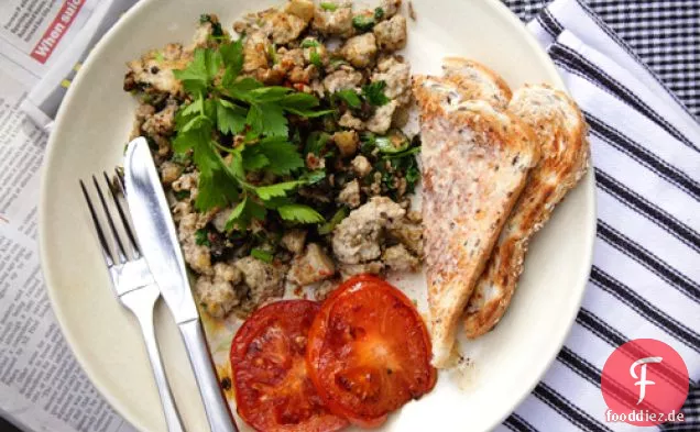 Tofu Scramble W / Pilze & Petersilie
