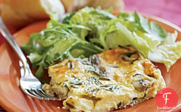 Schinken, Pilze & Schnittlauch (Füllung Für Herzhafte Clafoutis)