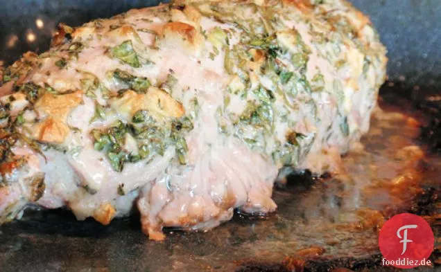 Kraut verkrustetes Schweinefilet