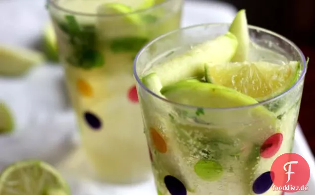 Apfel-basilikum Mojitos