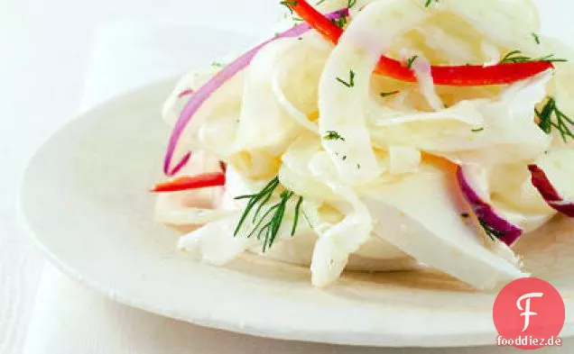 Fenchel-Salat mit Frischem Mozzarella