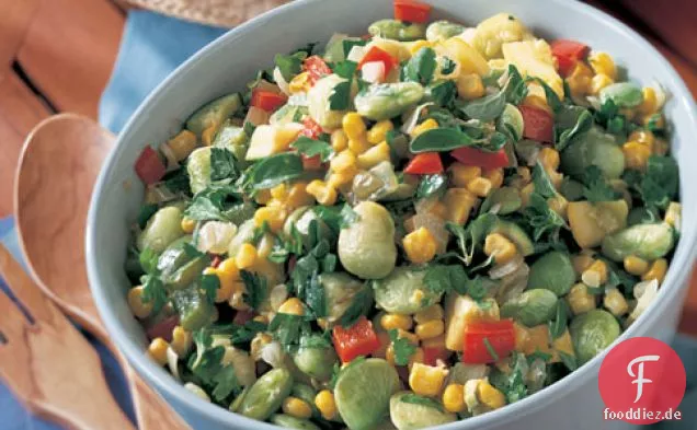 Sommer-Succotash Mit Majoran