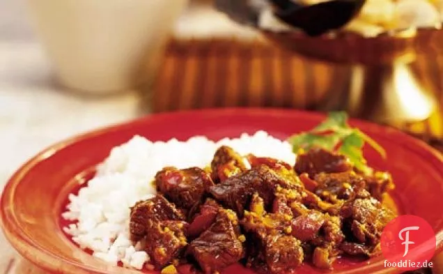 Südafrikanisches Rindfleisch-Curry