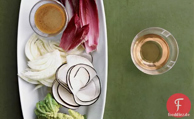 Cremige Anchoïade mit Crudités