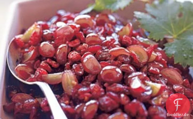 Cranberry und Rot-Trauben-Relish
