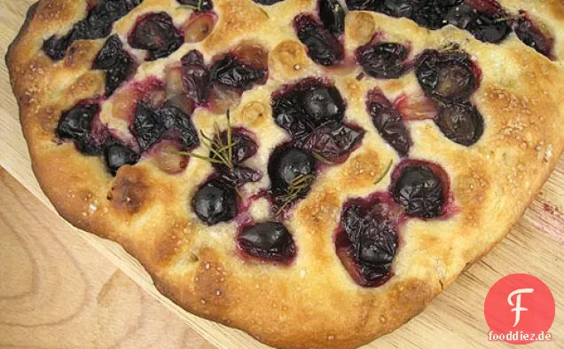 Trauben-Focaccia Mit Rosmarin