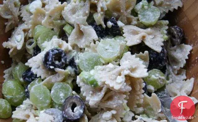 Blauschimmelkäse & Oliven Nudelsalat