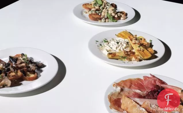 Salumi mit Traube Mostarda und Vollkorn-Gnocci Fritti