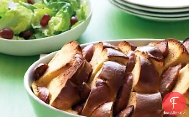 French-toast-Schichten Mit Wurst
