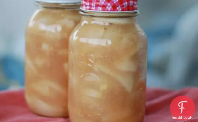 Canning Apfelkuchen Füllung