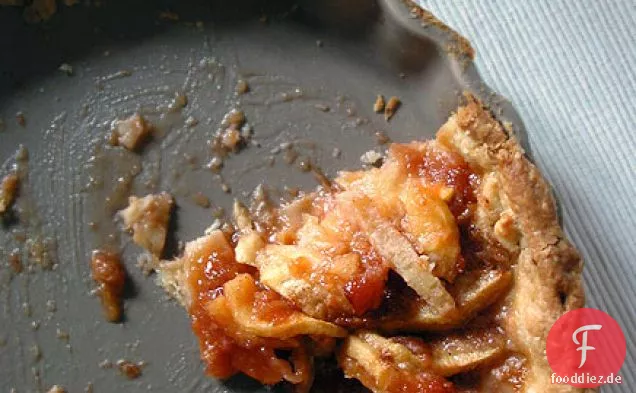 Quitte und Apfelkuchen
