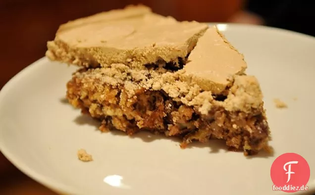 Ein altmodischer Apfelgewürzkuchen