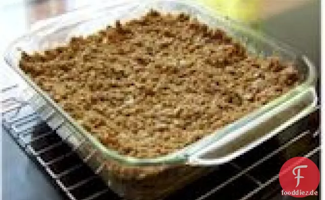 Krümelige M apple Crisp