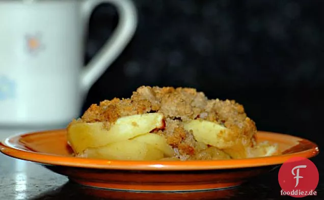 Glutenfreier Apfel knusprig