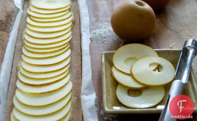 Dinkel Russet Apfelscheibe