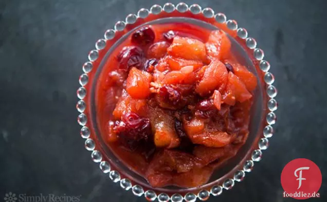 Apfel-Cranberry-Chutney