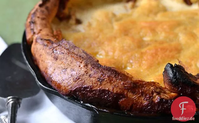 Wochenende Apfel Pfannkuchen