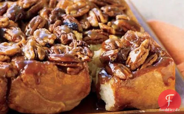 Apfel-Pekannuss-Brötchen, Frühstück