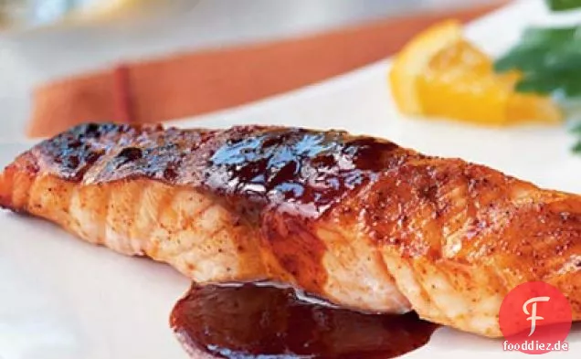 Zitrus-gebratener Lachs
