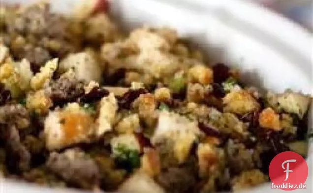 Wurst -, Apfel-und Cranberry-Füllung
