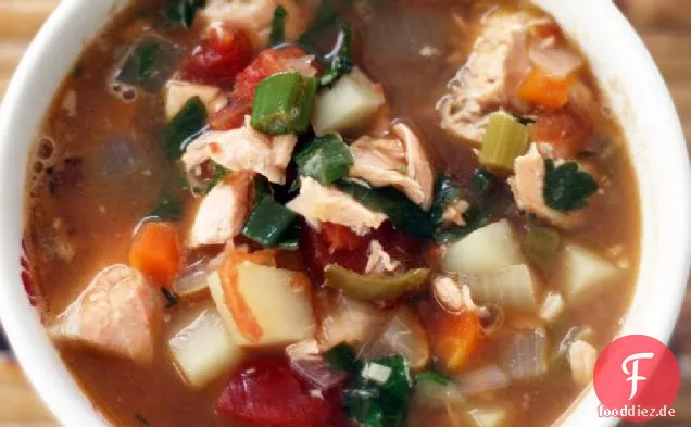 Insel-Stil Lachs Chowder