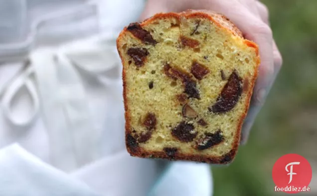 Aprikosen-, Mandel- und Zitronenkuchen