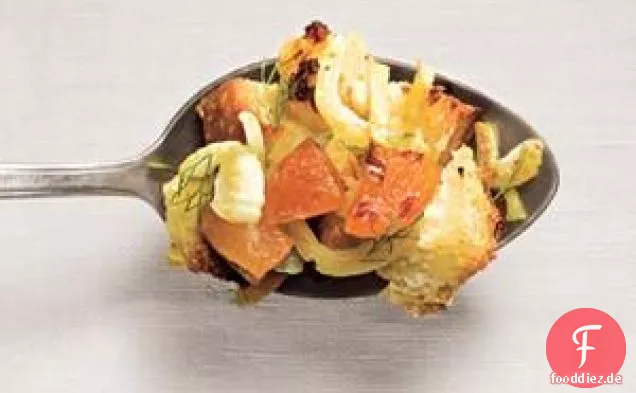 Fenchel und Aprikosenfüllung