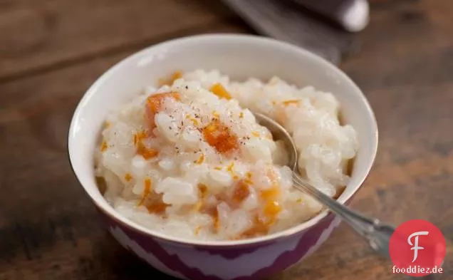 Cremige Aprikosen-Reis-Pudding -