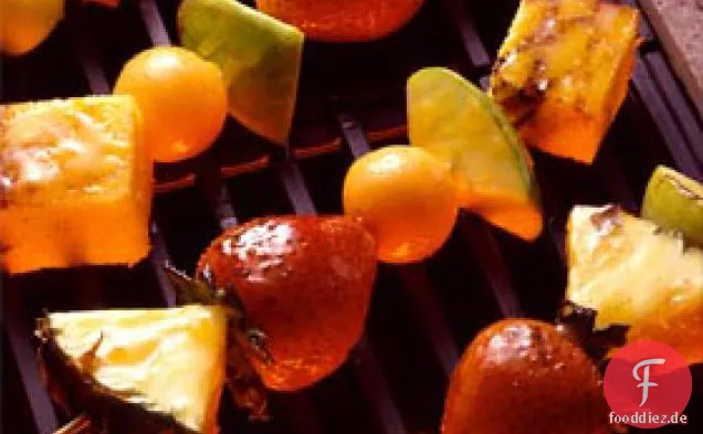 Aprikose Glasierte Kabobs