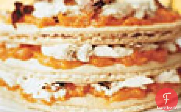 Aprikosen-Mandel-Schichtkuchen