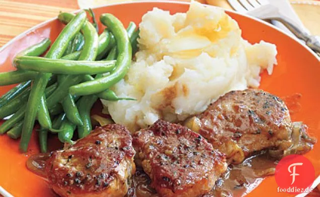 Aprikosen-Zwiebel-Schweinemedaillons
