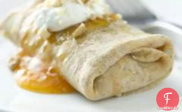 Ricotta & Aprikose Walnuss Crepes