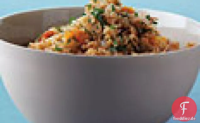 Bulgur mit Aprikosen und Mandeln