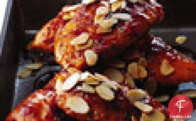 Aprikosen-Huhn mit Mandeln