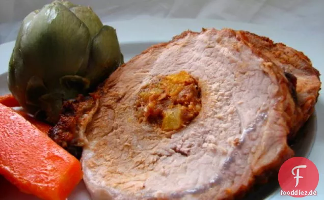 Aprikose gefüllte Schweinelende