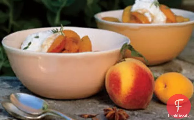Warm-Stein-Frucht-Salat